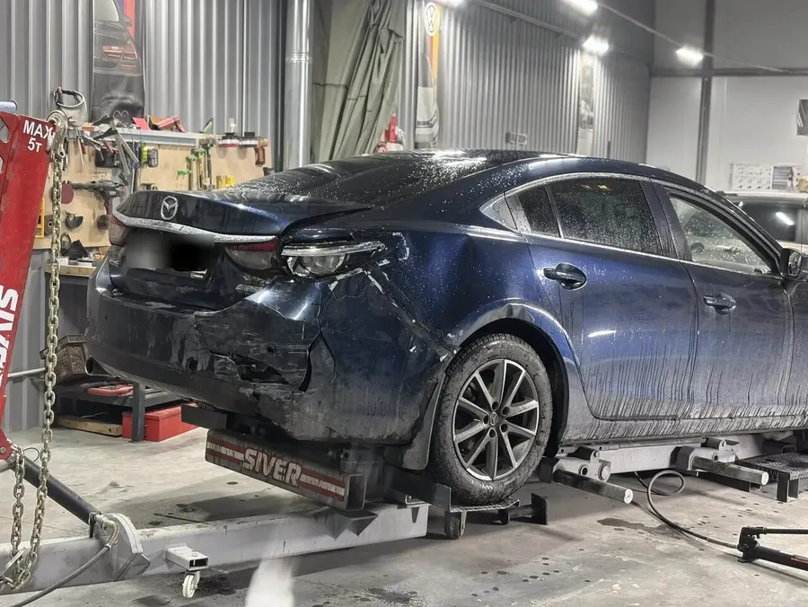 Стапель SIVER в кузовном цехе автосервиса АвтоСтарт